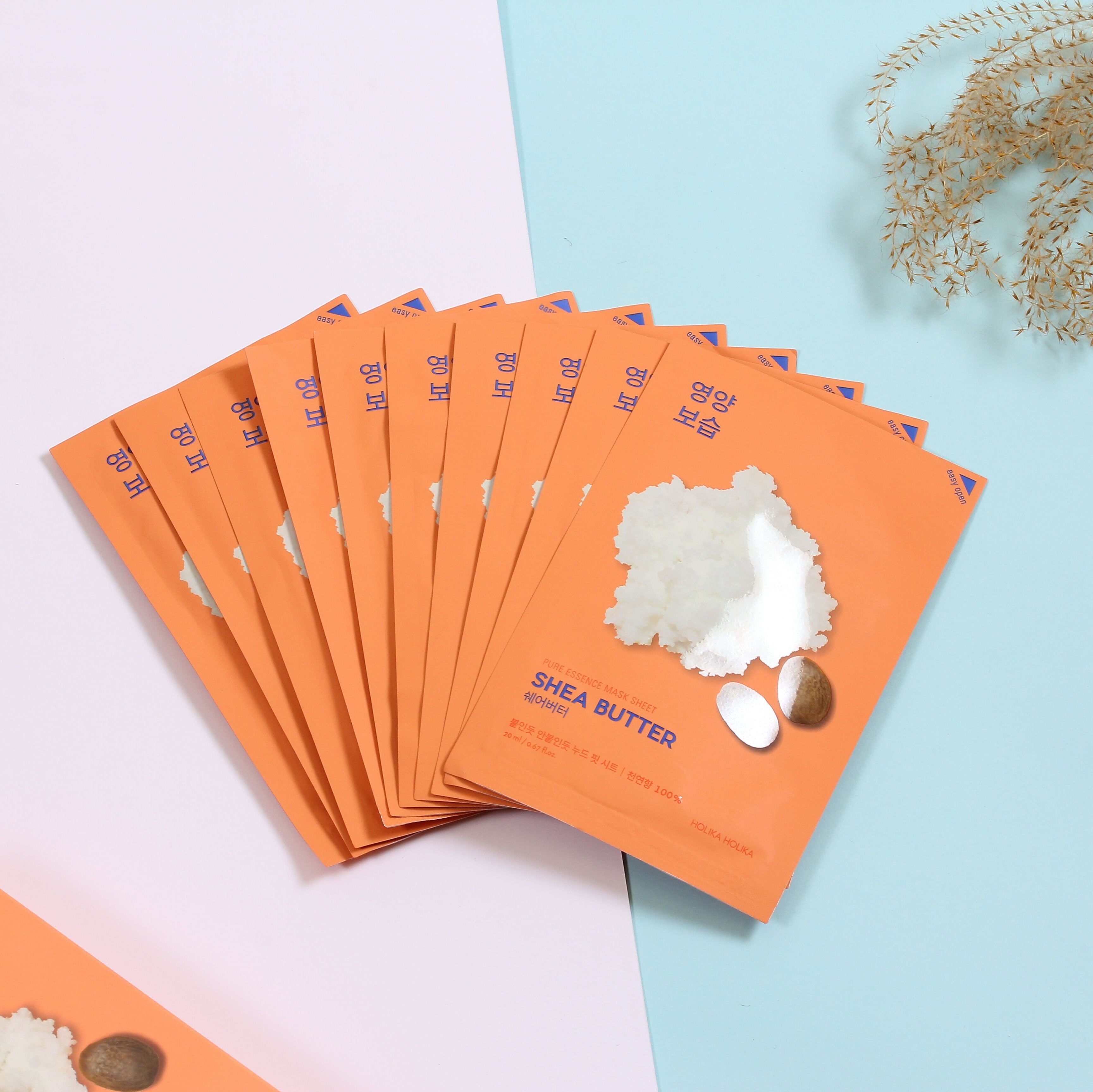 韩国holikaholika惑丽客乳木果面膜女盈润滋养补水保湿清爽温和