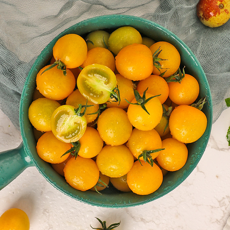 新鲜樱桃小番茄黄色初恋番茄绿宝石西红柿组合装寿光蔬菜孕妇水果