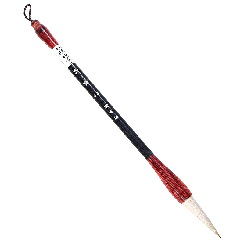 毛笔大山创作山水国画写意套装大中小长锋中长毛笔