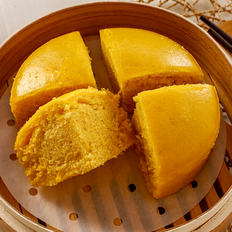发糕广式茶楼特色蒸糕南瓜松糕手工早餐糕点传统糕点