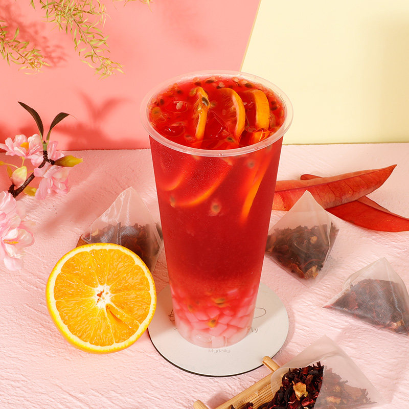 洛神花茶山楂三角茶包玫瑰茄奶茶店专用用水组合型花茶