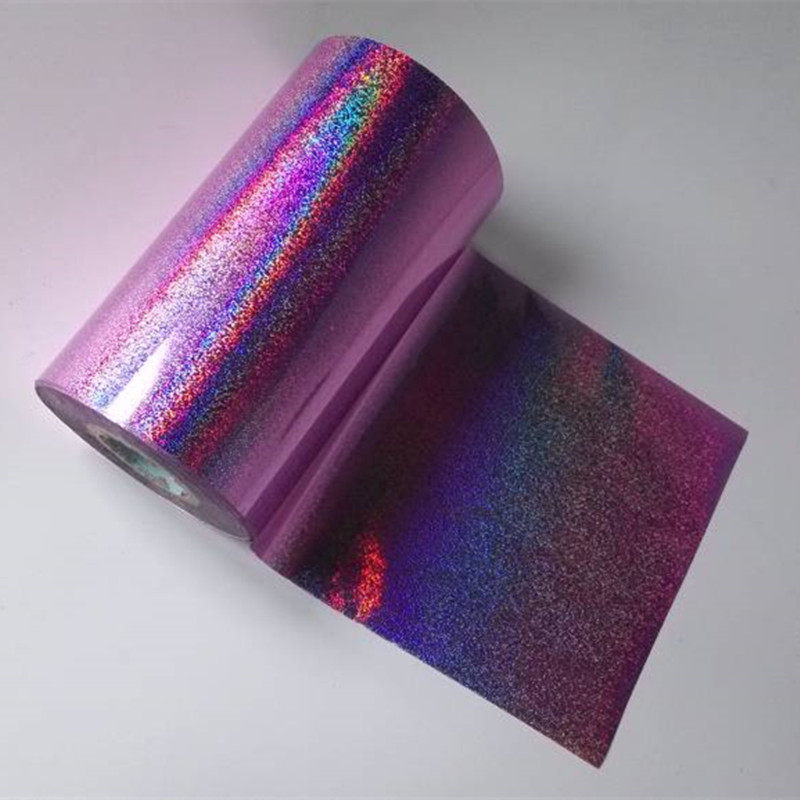 烫金电化铝过紫红细沙镭射16cm120mt01烫金纸