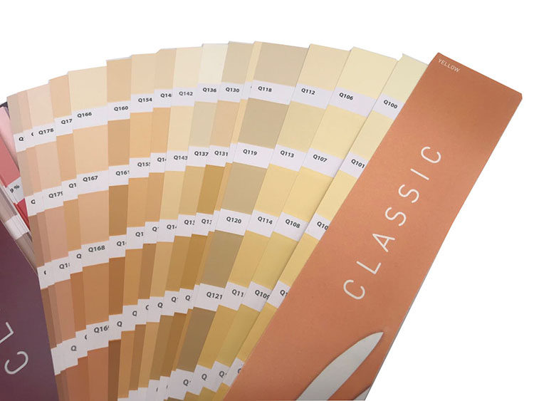 色卡新版芬兰芬琳乳胶漆涂料油漆调色760色家具色卡