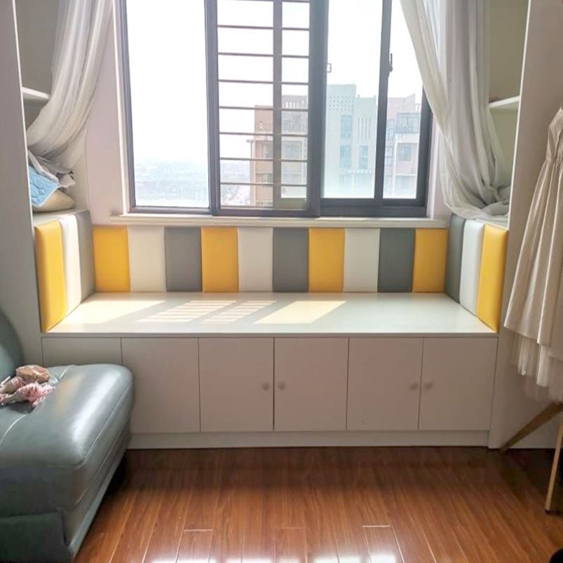 围墙踏踏米墙榻榻米软包简约现代塌塌米床围靠背背景墙软包