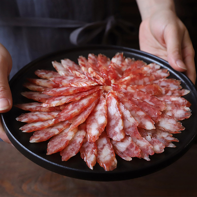 英农草香猪腊肠450g 广式风味香肠腊肉广东特产广味农家 自制腊味