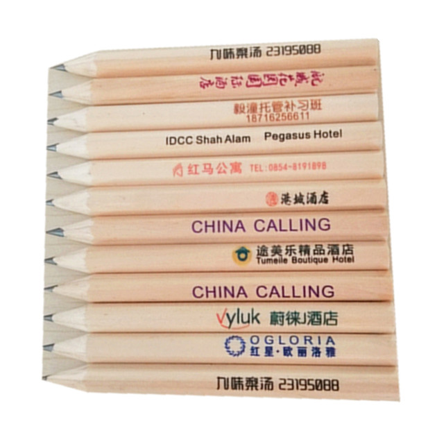 Spot wood cutting long short pencil writing office meeting hotel Hardware store disposable Custom LOGO Spot wood cutting long short pencil writing office meeting hotel Hardware store disposable Custom LOGO