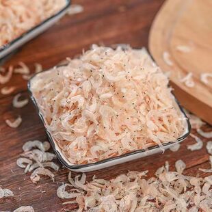 新鲜干虾皮干货虾米500g补钙无盐虾皮即食小海米宝宝淡干虾仁罐装