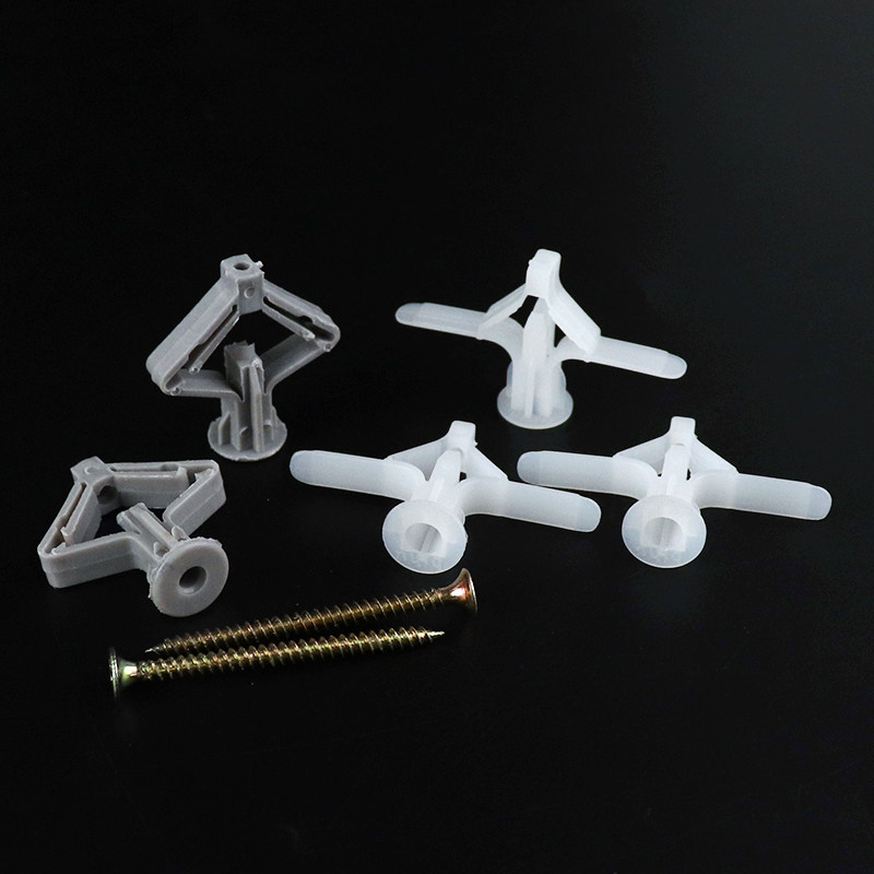 膨胀螺丝石膏板专用飞机胀管塑料胶塞胀塞蝴蝶型膨胀螺丝