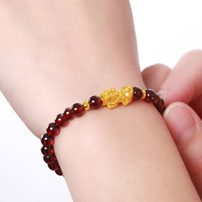 招财进宝貔貅手链佛珠手串转运珠皮丘男女款纳福手链