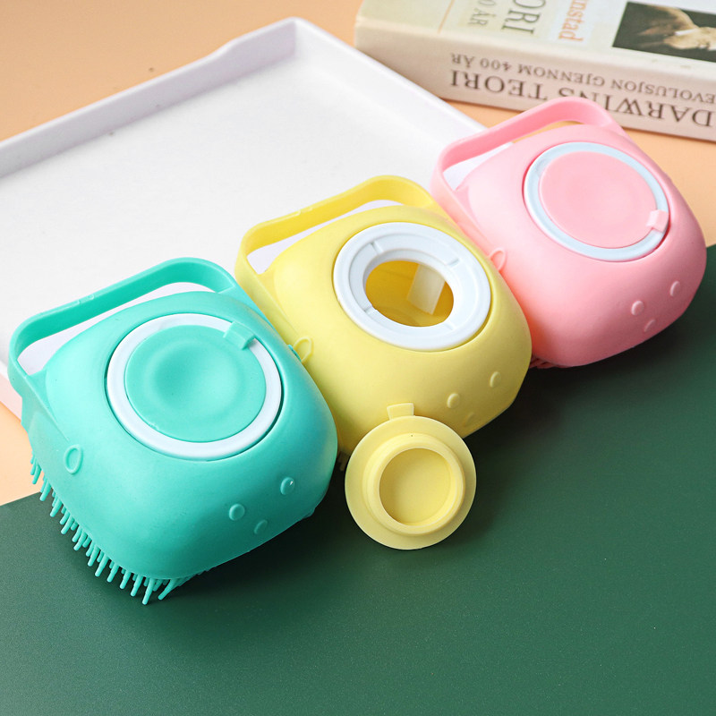 洗澡宠物清洁搓澡工具清洁工硅胶按摩宠物狗刷子洗澡