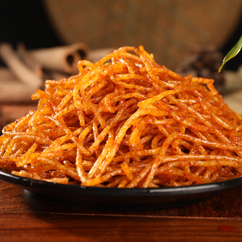 森吧网红辣丝辣条儿时味道童年回忆香辣辣味面筋制品