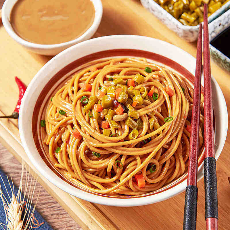 钟林红武汉热干正宗湖北特产碱水水面挂面干拌面条