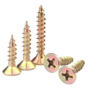 screws self-tapping cross countersunk head flat head screws wood expanded drywall nails wallboard nails m4m5 hardware thread color zinc