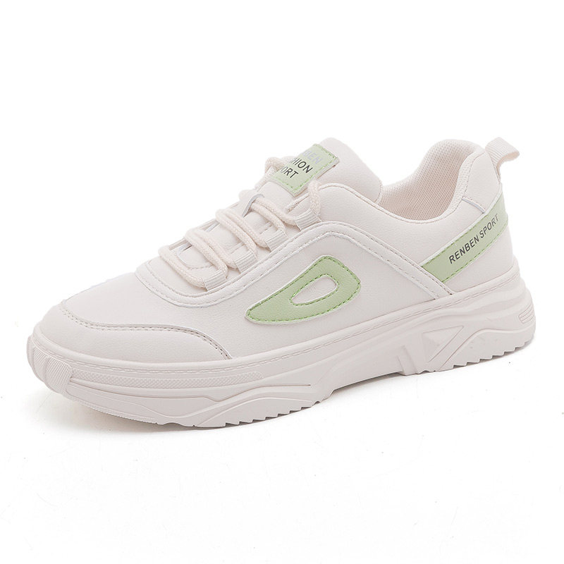 人本老爹鞋女2022新款秋季薄款厚底百搭板鞋女鞋休闲运动鞋小白鞋