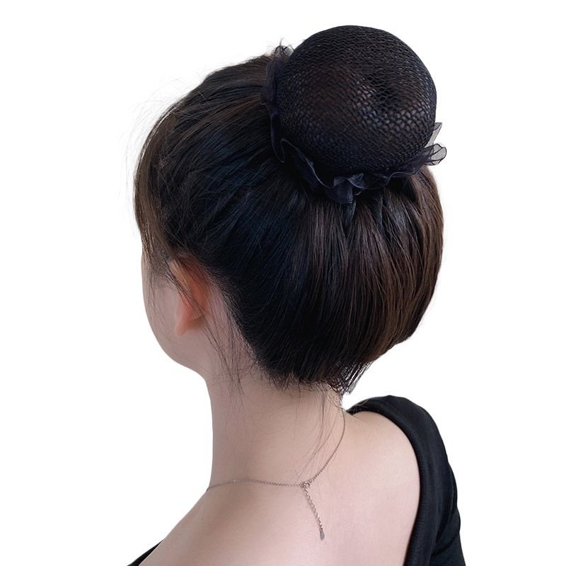 舞蹈考级发网职业空乘空姐护士盘头头发网兜发饰