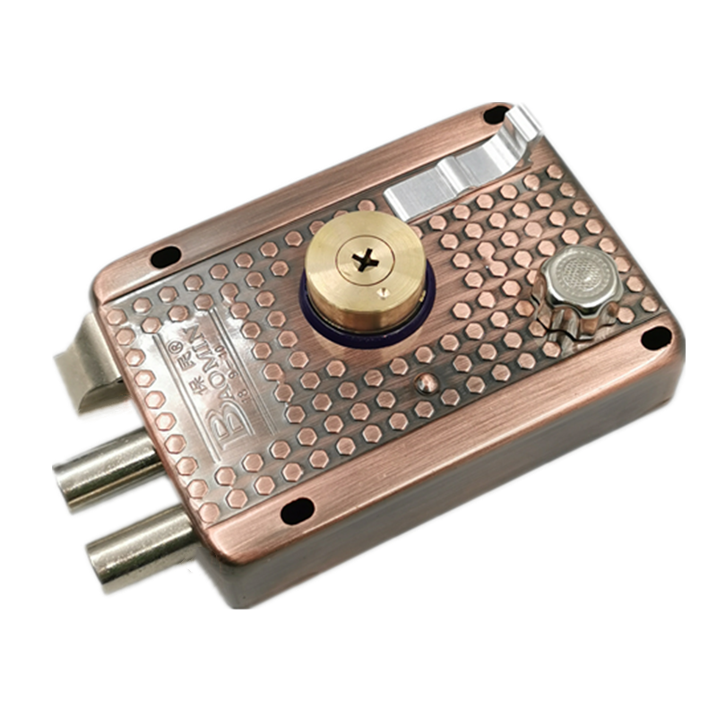 门锁保民9219a6十字钥匙外装门防盗防盗门老式木门机械门锁