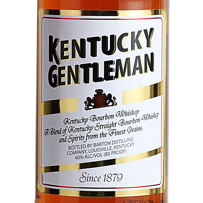 肯塔基绅士威士忌kentuckygentleman黑麦波本美国进口洋酒威士忌