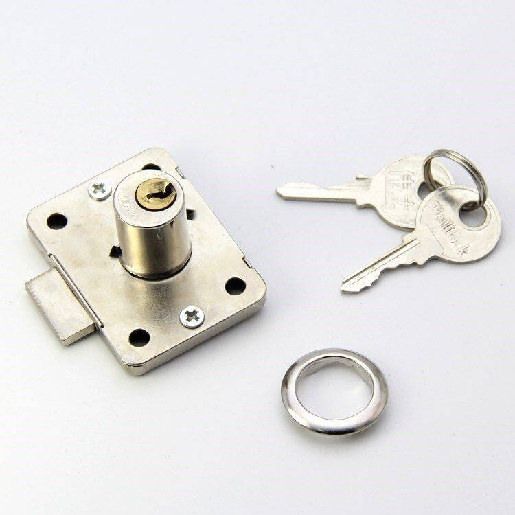 储物柜锁小锁头柜台暗锁办公储物更衣柜老式抽柜门屉锁老式抽屉锁