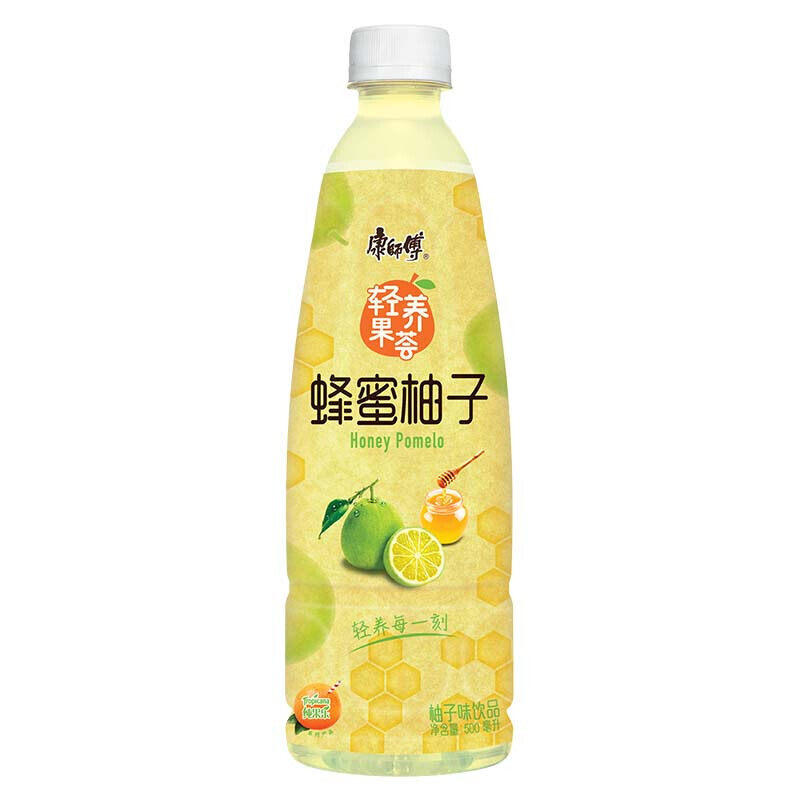 康师傅蜂蜜柚子茶500ml茶饮料整箱15瓶特价促销正品广东包邮