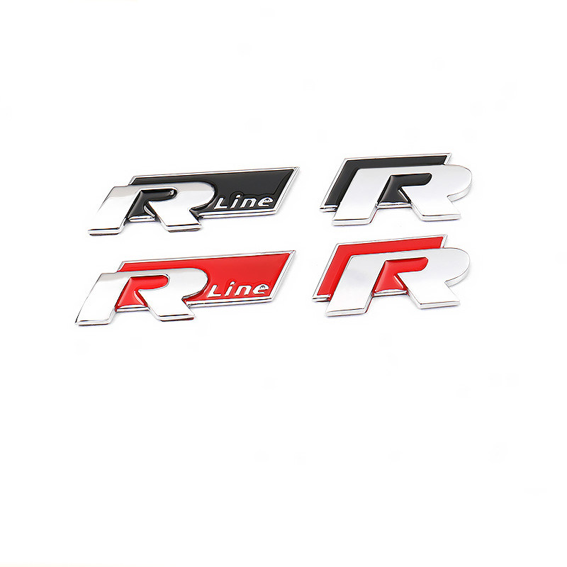 大众探歌探岳蔚领速腾cc途观桑塔纳中网rline汽车装饰贴