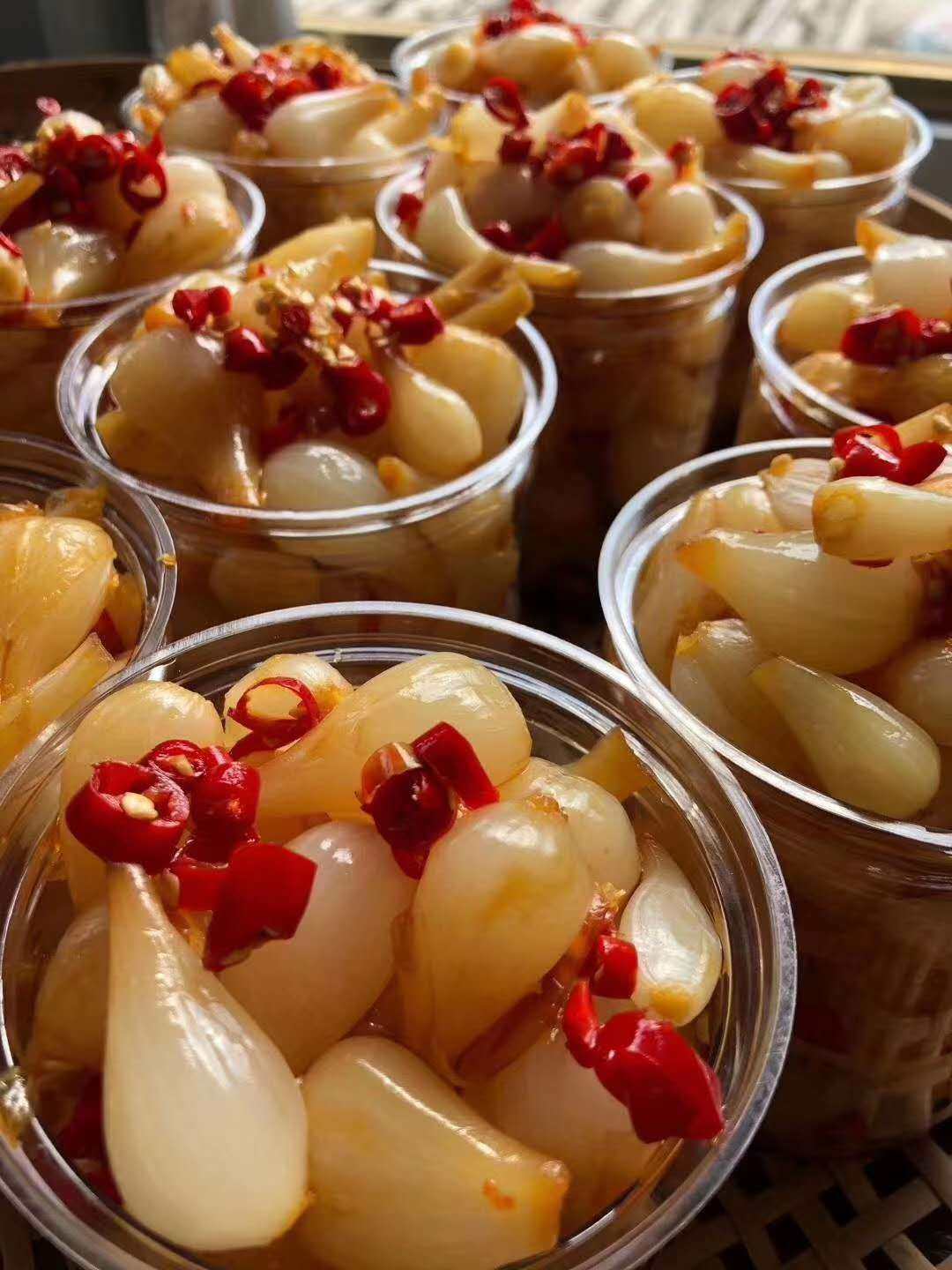 酸甜甜辣荞头广西横县特产藠头腌制茭头泡菜水果罐头