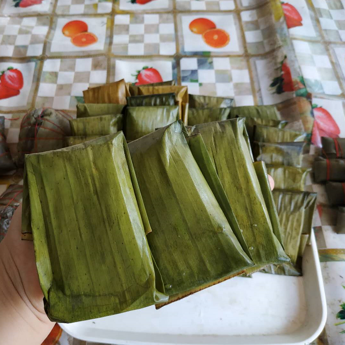 广西南宁粽子糍粑叶儿粑香蕉叶糍粑105克个6个美食过节过年糕