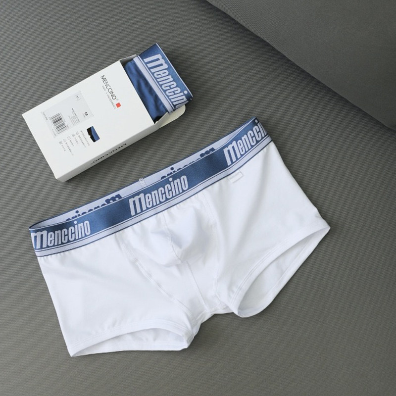 良生优品menccino新品潮男枪弹分离内裤性感低腰紧身平角裤