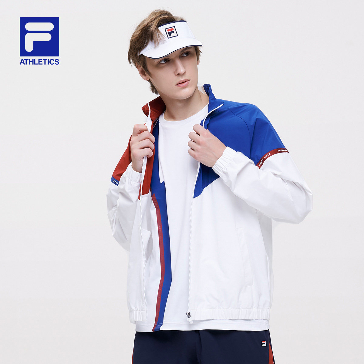 filaathletics斐乐官方男子梭织2021年秋季新款运动运动茄克