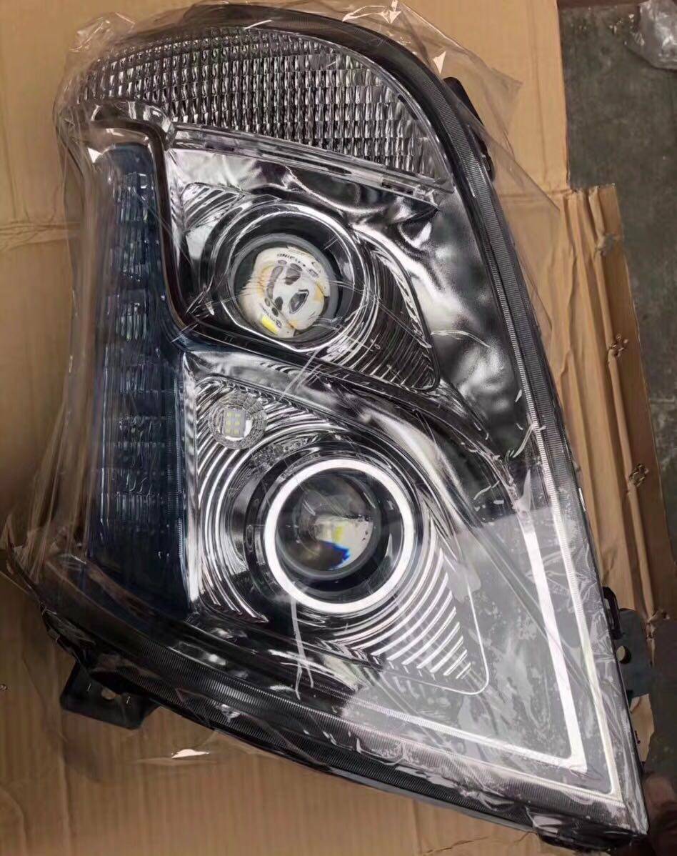 大灯适用于柳汽乘龙h7h5m5m3总成改装高亮透镜led大灯总成