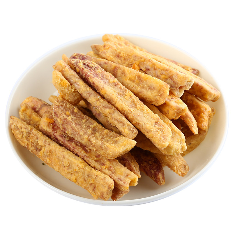 芋头头条蟹黄咸蛋蛋黄槟榔香脆果蔬宿舍办公芋头条