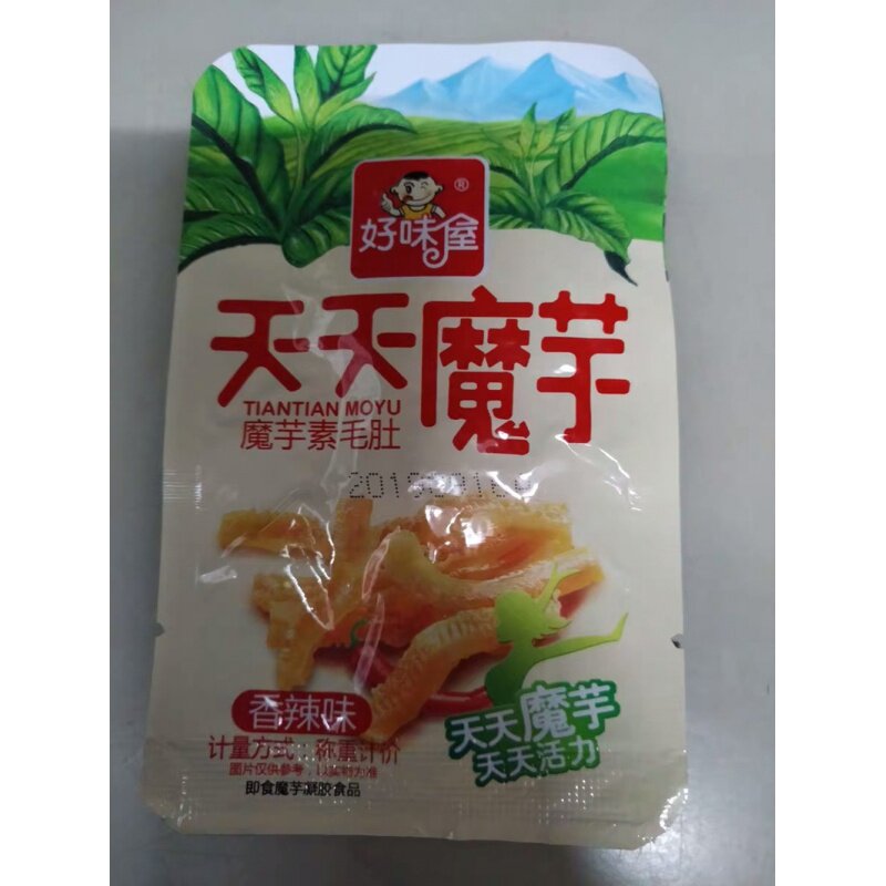 好味屋天天魔芋爽辣条素毛肚素食魔芋脆丝香辣山椒味麻辣整箱