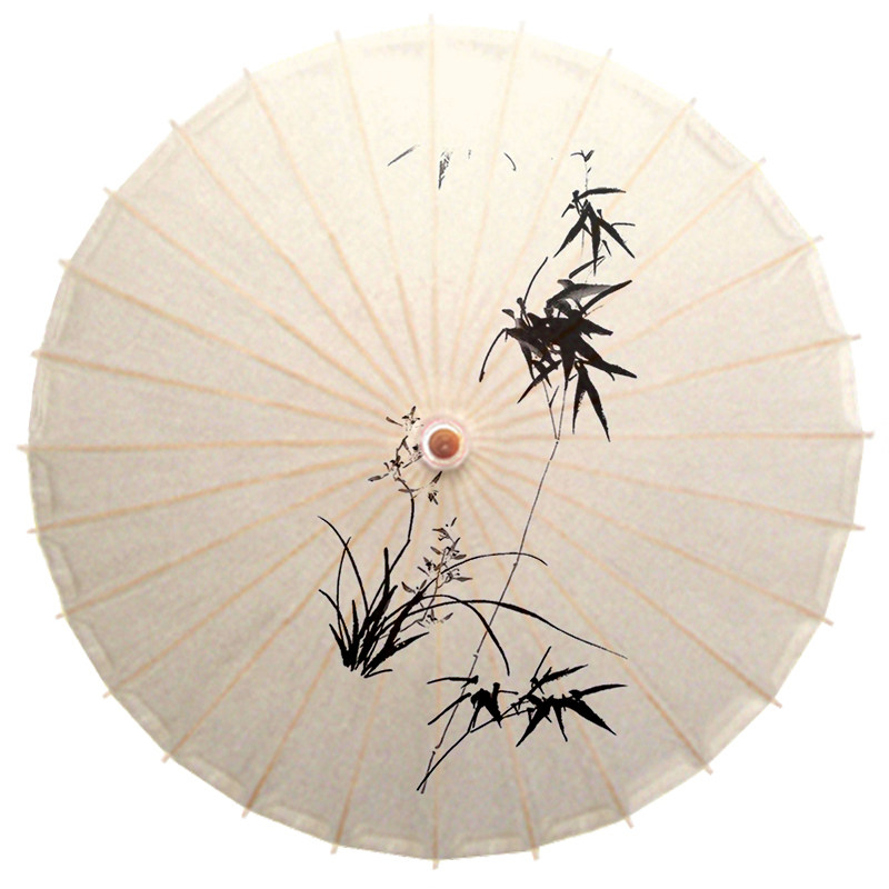 江南滇南映少舞蹈正版白色透光光油纸伞古风工艺伞