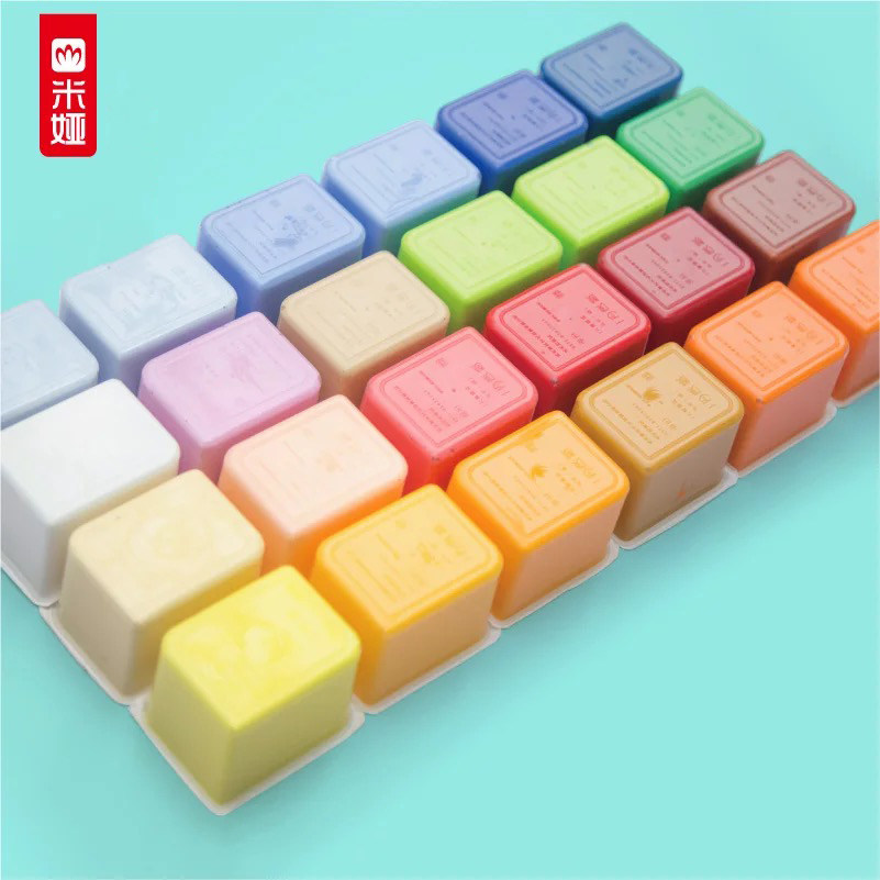 颜料米娅果冻料单颗装米亚水粉补充miya美术水粉颜料