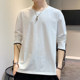 Long-sleeved t-shirt men Korean tidal loose cotton shirt clothes 2020 Autumn on the new body long-sleeved shirt tide brand Long-sleeved t-shirt men Korean tidal loose cotton shirt clothes 2020 Autumn on the new body long-sleeved shirt tide brand