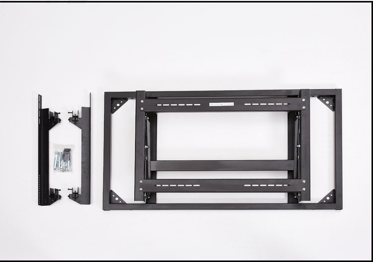液晶无缝拼接屏前维护液压支架464955寸嵌墙壁挂伸缩架