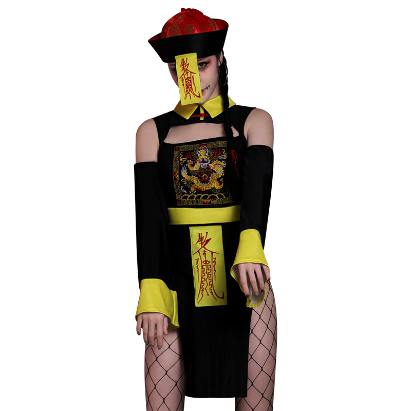 凯梩万圣节服装清朝僵尸酒吧派对ds演出服夜店民族服装