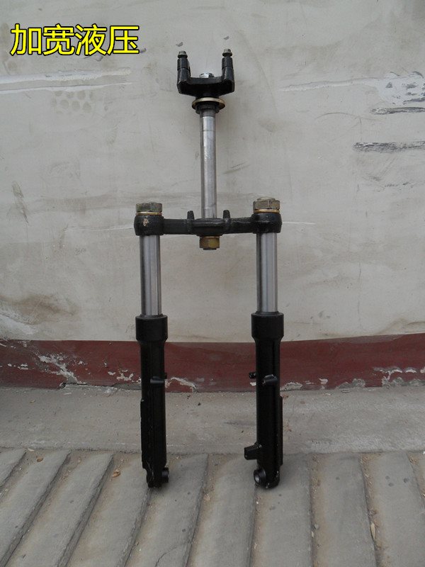 三轮车电动配件篷车车前减震器减震前叉封闭式方向更多电动车零