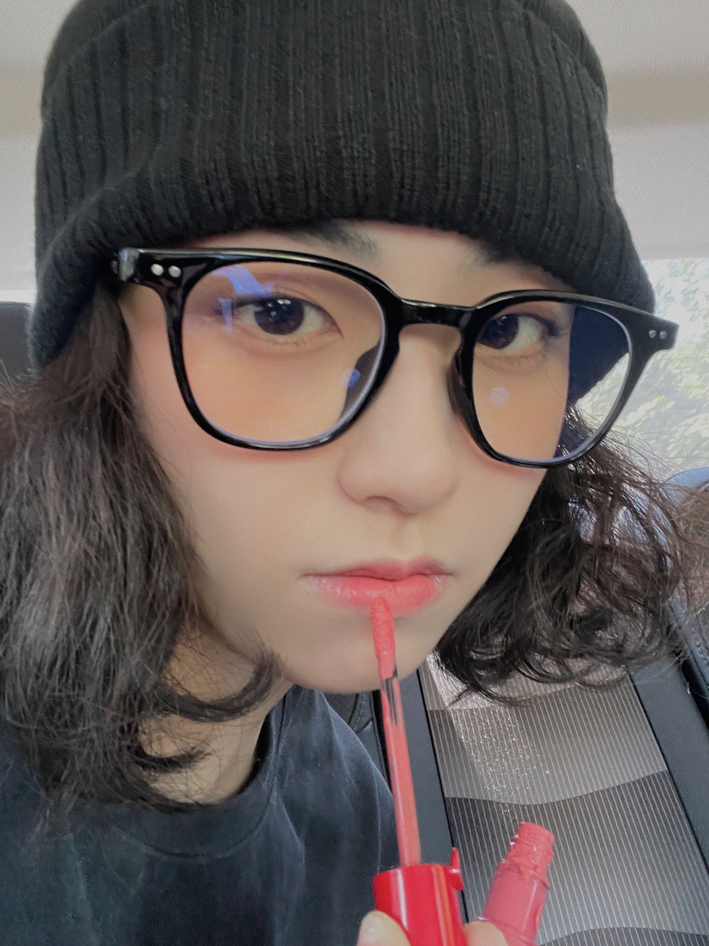 onegreen素颜神器新款百搭搭好版型黑框日常蓝光眼镜架