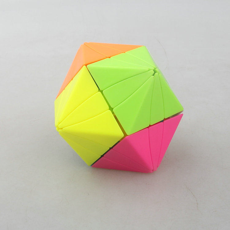 优品鹰眼魔方三阶异型实色免贴纸款魔眼1号魔方儿童益智玩具