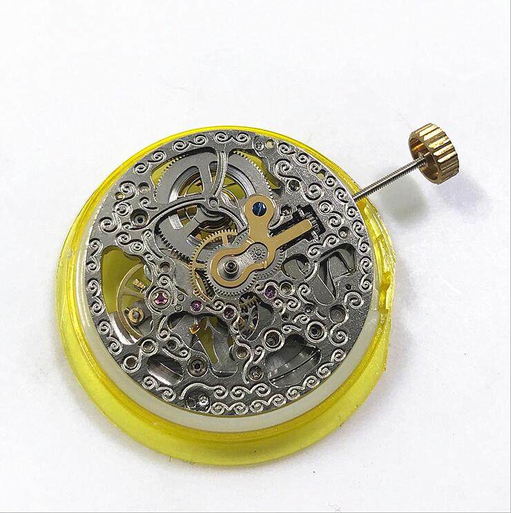 机芯手表配件国产国产机杭州2189镂空全自动机械配件