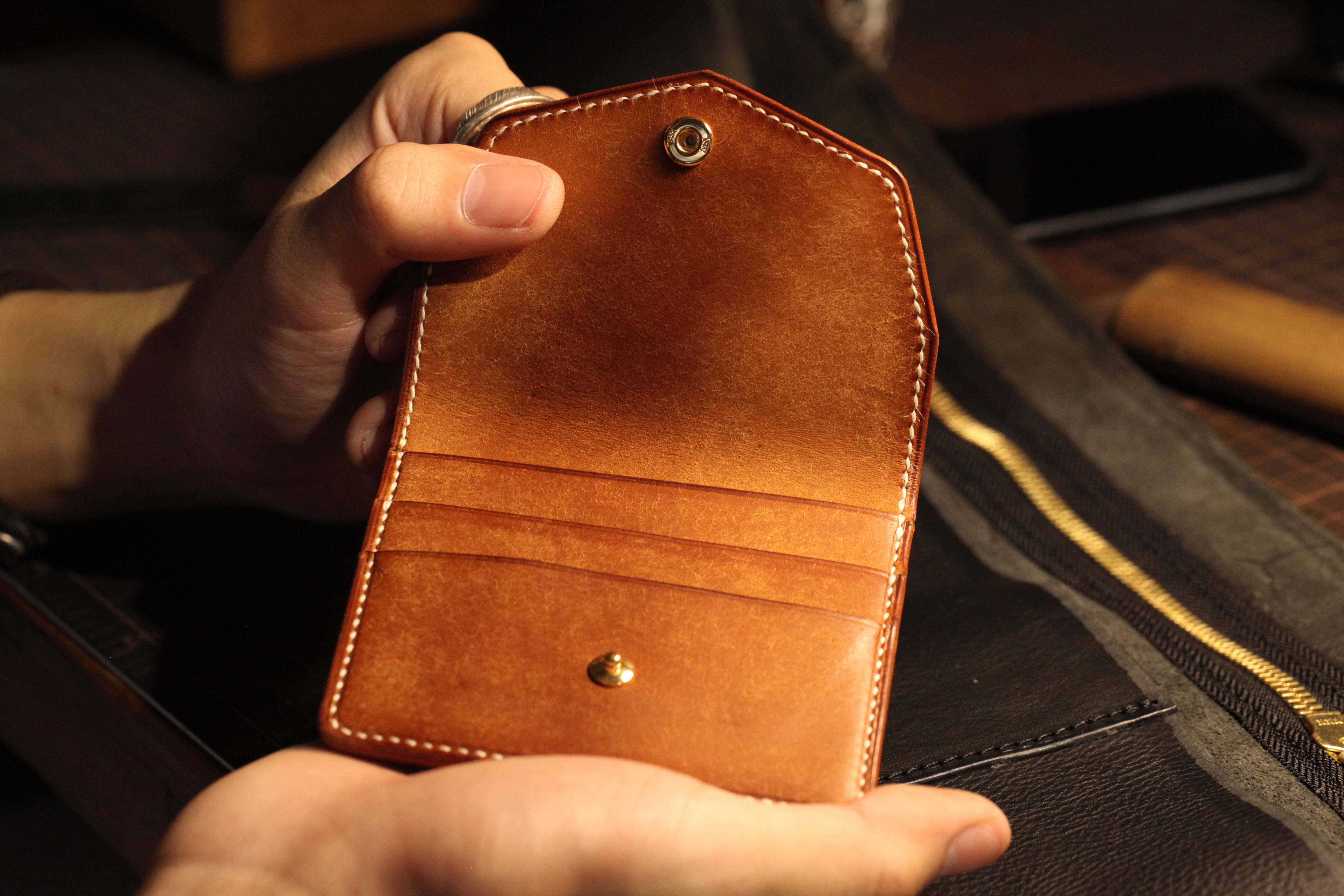 【大卫谨制】包扣卡包零钱包diy手工皮具版型图纸纸格免裁切模版