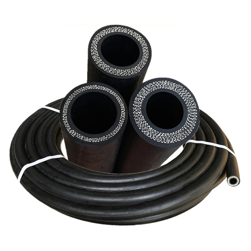 高压黑色夹布橡胶管黑胶管防爆软管防冻防晒户外1寸水管软管家用