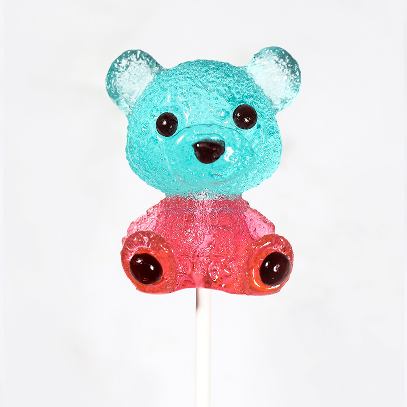 棒棒糖小熊水晶网红高颜值创意礼物零食糖果散装糖果