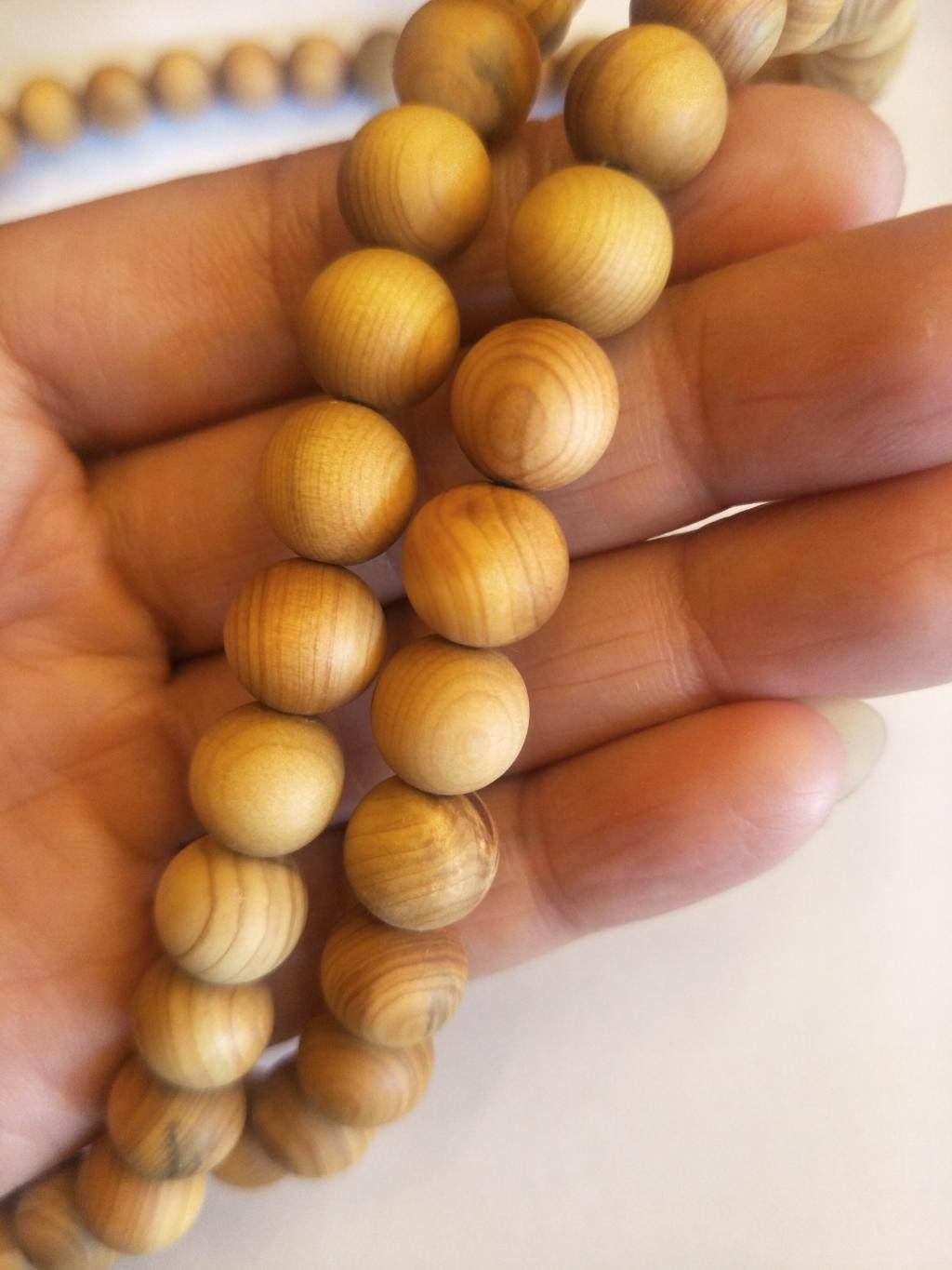 柏木手串特价天然香柏108颗佛珠念珠量大优惠佛珠