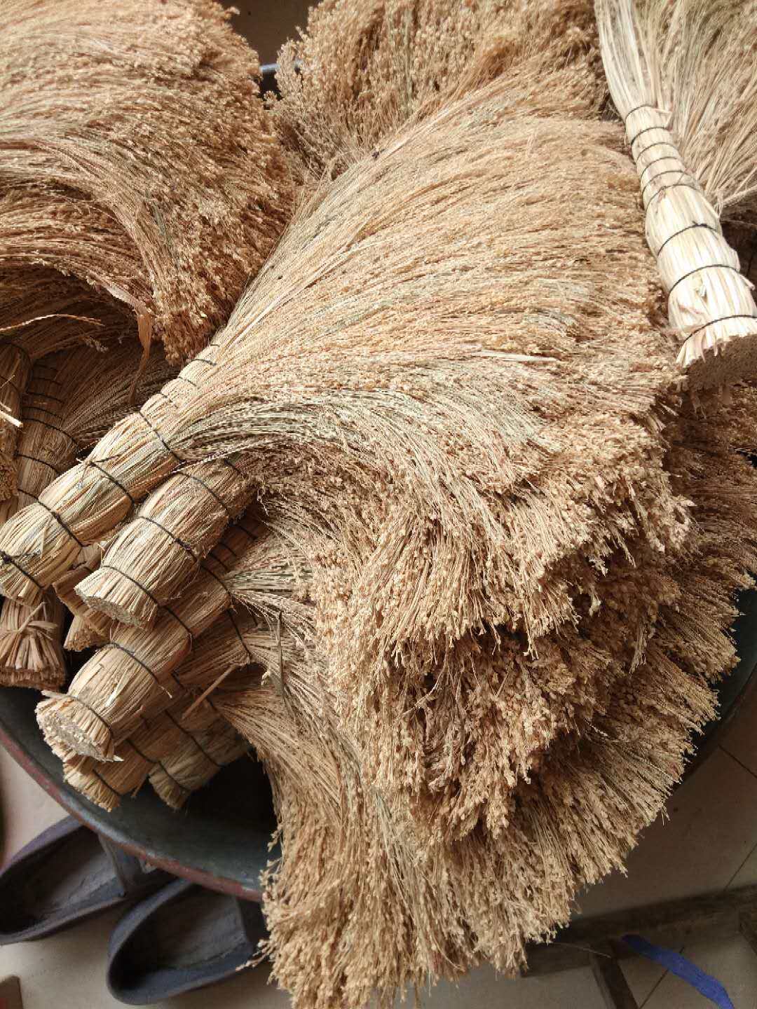 手工头发谷子扫炕家用扫床笤帚卧室扫把苗小扫把