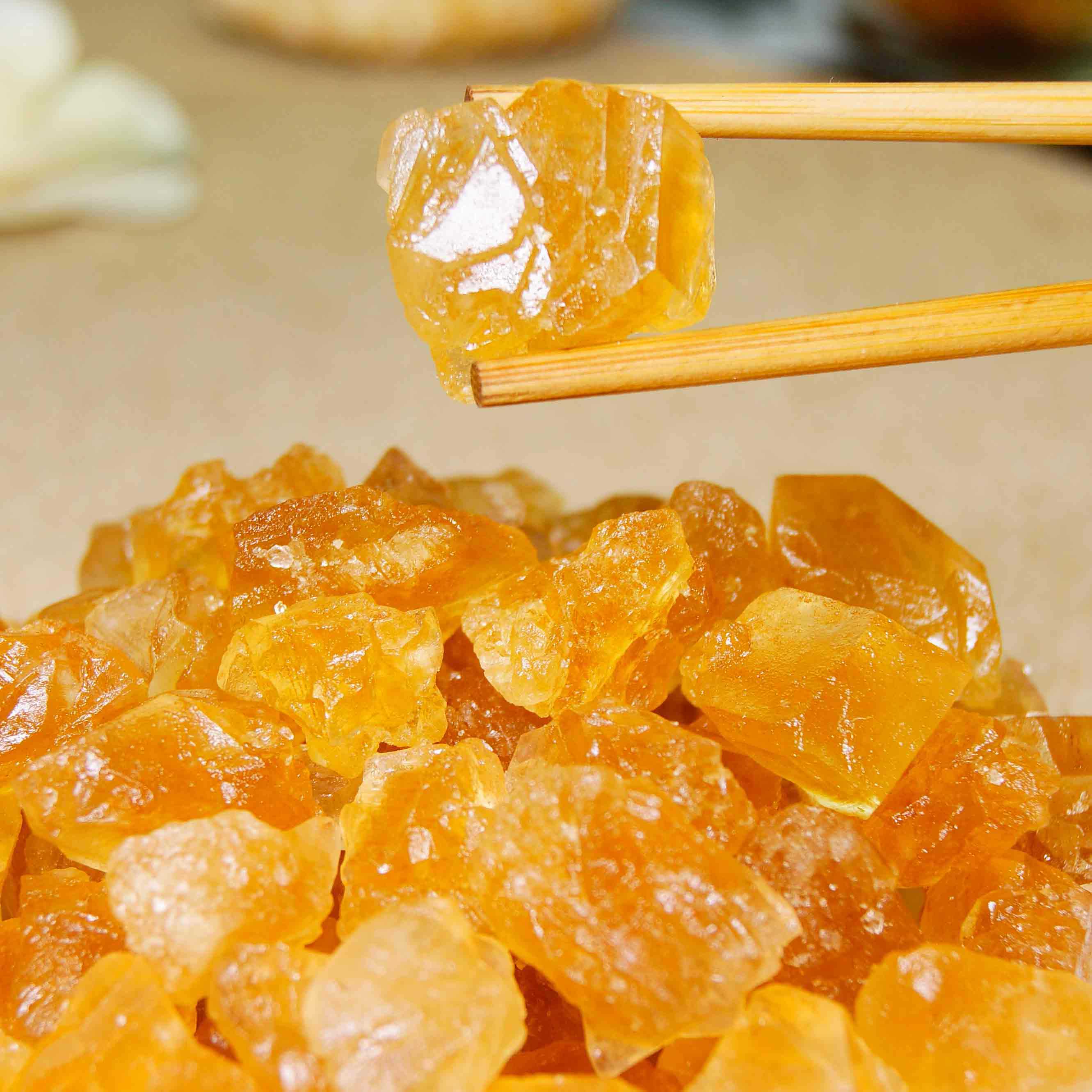 子厚真品冰糖批发多晶黄冰糖散装老冰糖5斤袋装土冰糖块整箱包邮