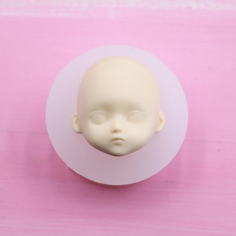 粘土娃娃超轻软陶8分bjd石塑ob11硅胶脸模粘土