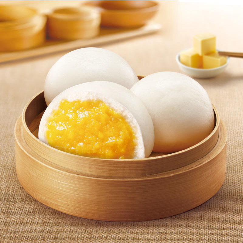 思念奶黄包15公斤50只冷冻半成品早餐面点广式甜点包点