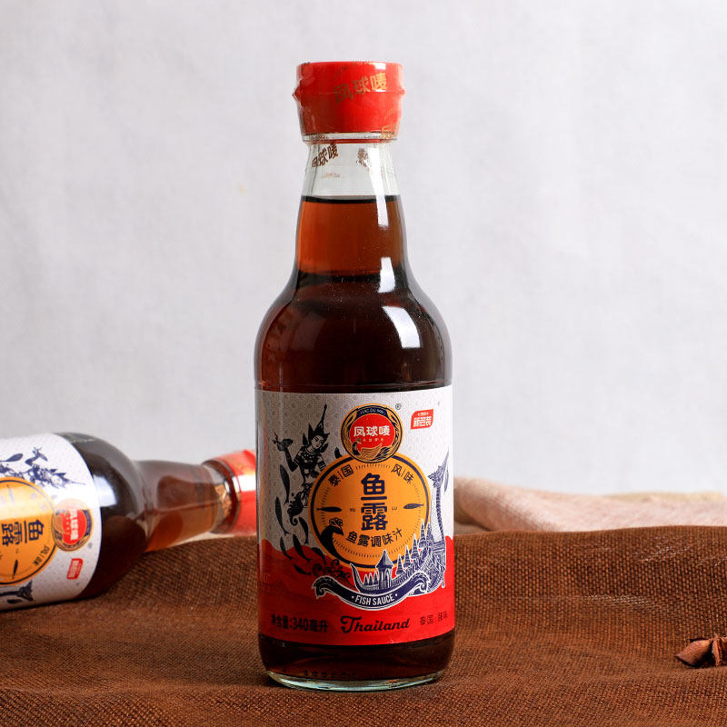 凤球唛鱼露调料340ml2瓶泰国风味酱油海鲜去腥鱼露