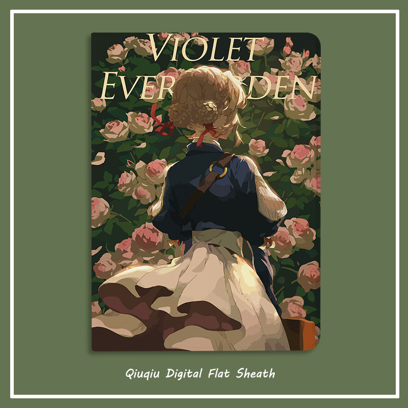 动漫迷你苹果三折19ipadair4永恒气囊10.5寸10.2平板电脑保护套